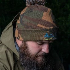 Aqua Products - Camo Bobble Hat -Predator shop 012345 aqua camo bobble hat downsize 03