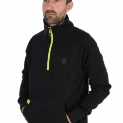 Matrix - 1/4 Zip Sweat Black/Lime Black Edition