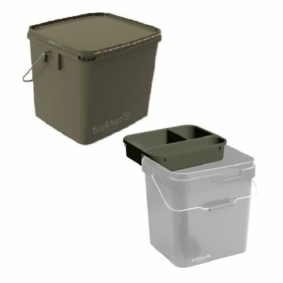 Trakker - Olive 17ltr Bucket + Heavy Duty Cuvette 2 Trakker - Olive 17ltr Bucket + Heavy Duty Cuvette - Image 2