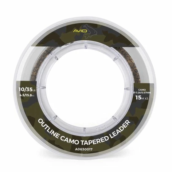 Avid - Outline Camo Tapered Leader 1 Avid - Outline Camo Tapered Leader