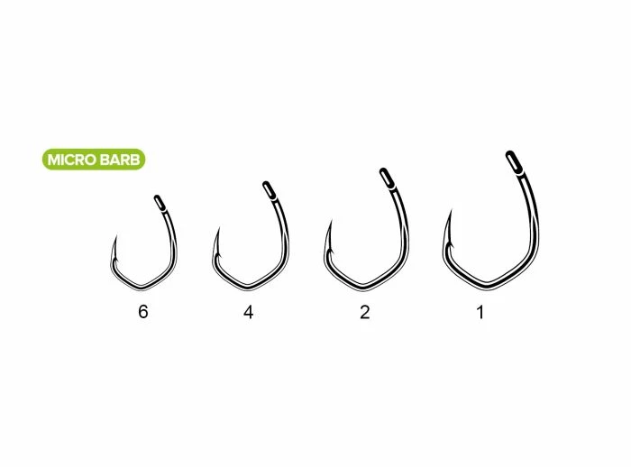 Carp Spirit - V-Curve Xstrong Micro Barbed 2 Carp Spirit - V-Curve Xstrong Micro Barbed - Image 2