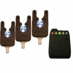 Gardner - ATTs Underlit Wheel Bite Alarm X 3 + Receiver