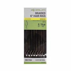 Korum - Big Fish Braided Hair Rigs 6"
