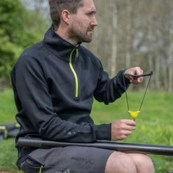 Matrix - 1/4 Zip Sweat Black/Lime Black Edition -Predator shop black edition clothing 1 4 zip 5 1