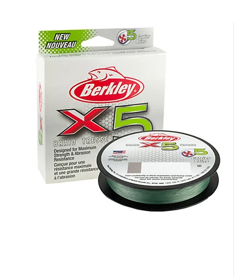 Berkley - X5 Braid Low Vis Green 1 Berkley - X5 Braid Low Vis Green