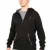Fox - LW Black/Camo Print - Zip Hoody