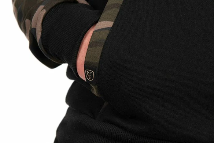 Fox - Black / Camo Raglan Hoodie 5 Fox - Black / Camo Raglan Hoodie - Image 5