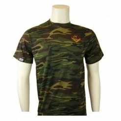 Cotswold Aquarius - Camo T Shirt Khaki Logo