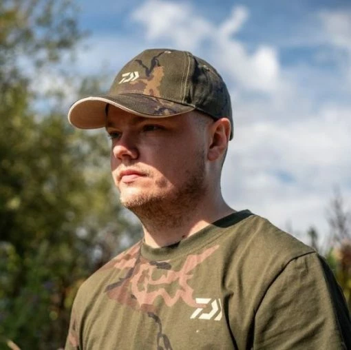 Daiwa - Carp Camo Peaked Cap -Predator shop daiwa carp camo peaked cap 6