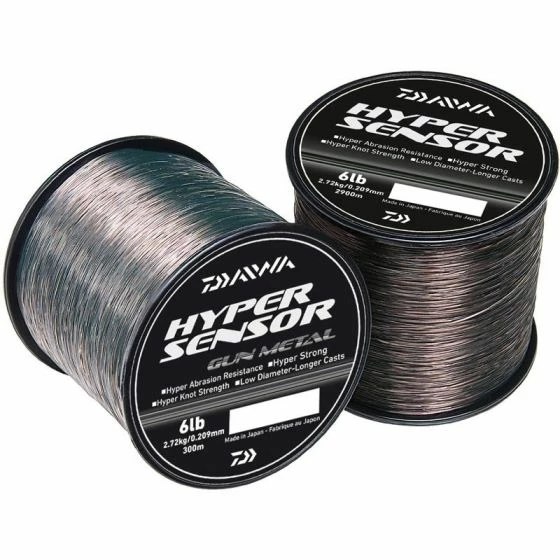Daiwa - Hyper Sensor Monofil Line Gun Metal 1/4lb Spool 1 Daiwa - Hyper Sensor Monofil Line Gun Metal 1/4lb Spool