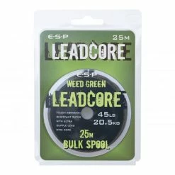 ESP - Leadcore Bulk Spool 11 ESP - Leadcore Bulk Spool -Predator shop esp leadcore 25m bulk spool weedy green packed