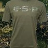 ESP - Olive Green Camo Logo T Shirt