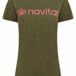 Navitas - Women's Green And Pink Lily T-Shirt