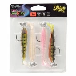 Fox Rage - Spikey Shad X 4 Mixed UV Colour Pack LOADED