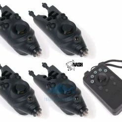 Nash Tackle Nash - Siren R3 Bite Alarm X4 + Receiver + Free Snag Ears