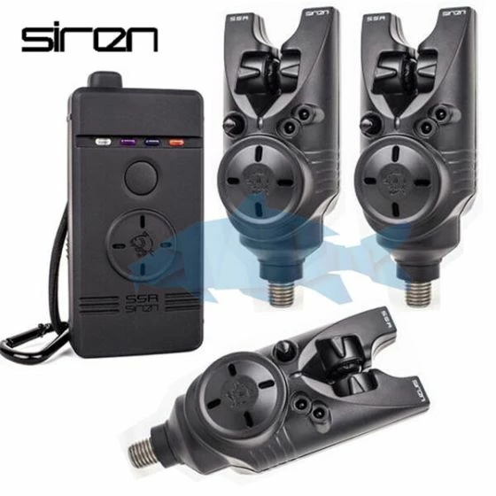 Nash Tackle Nash - Siren S5R Bite Alarms X3 + Receiver 1 Nash Tackle Nash - Siren S5R Bite Alarms X3 + Receiver