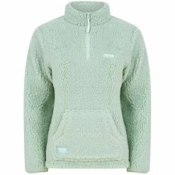 Navitas - Womens Sherpa Pullover - Light Green