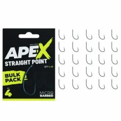 Ridgemonkey - Ape-X Straight Point Barbed - Bulk Pack