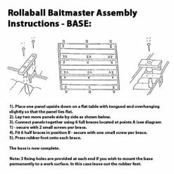 Gardner - Rolaball Baitmasters -Predator shop rollaball baitmaster assembly instructions base copy