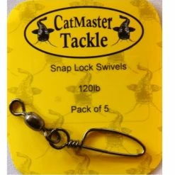 Catmaster Tackle Catmaster - 120lb Snap Lock Swivels