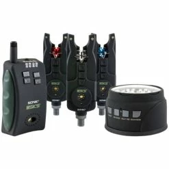Sonik - SKS 3+1 Bite Alarm Set Free Light