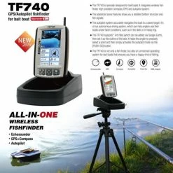 Toslon - TF740 GPS Autopilot Fishfinder With Internal Battery And Charger -Predator shop tf 740 4tft 1