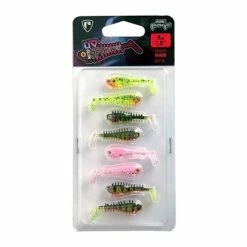Fox Rage - UV Micro Spikey 4cm X 8pcs -Predator shop ultra uv micro spikey fry 4cm mixed pack